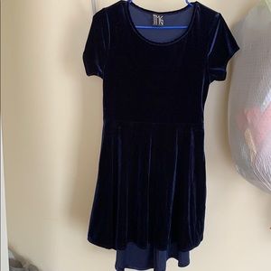 Velvet Blue Dress